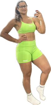 SPORT BRA CAROL LIME GREEN
