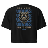 PAIN TO POWER CROP TEE | NY WOLVES x HWA