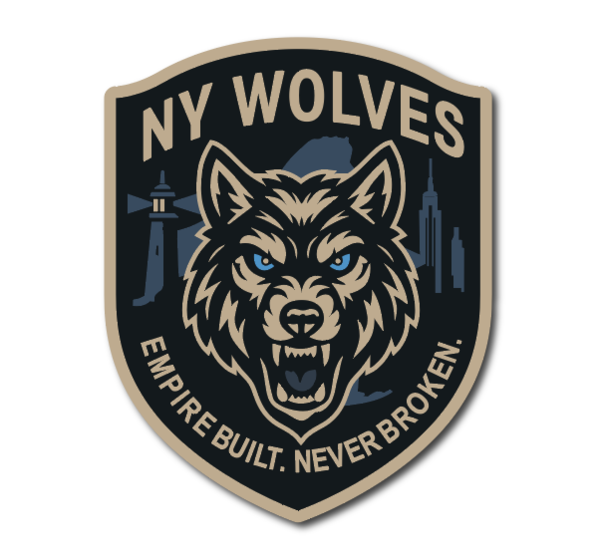 NY Wolves Sticker