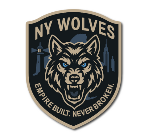 NY Wolves Sticker