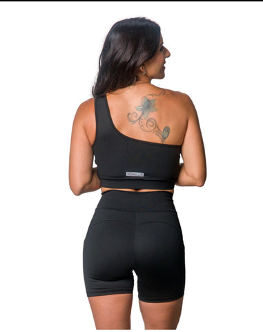 SPORT BRA DROP BLACKOUT BLACK