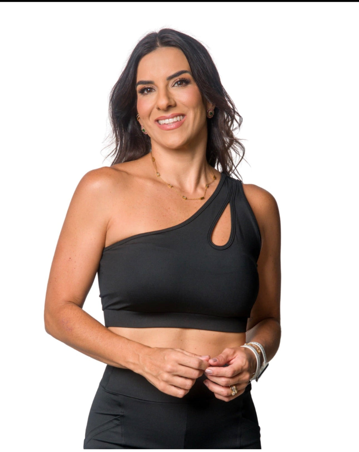 SPORT BRA DROP BLACKOUT BLACK