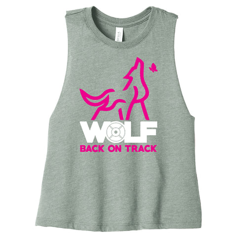 WOLF Women Crop Tank