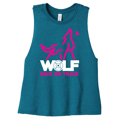 WOLF Women Crop Tank
