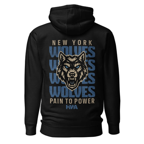 PAIN TO POWER HOODIE | NY WOLVES x HWA | UNISEX