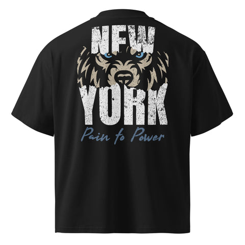 SHIELD OVERSIZED TEE | NY WOLVES x HWA
