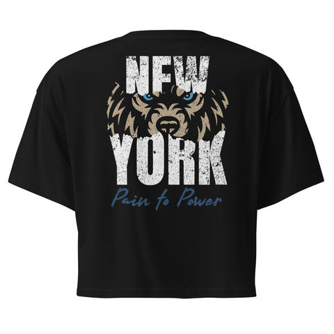 SHIELD CROP TEE | NY WOLVES x HWA