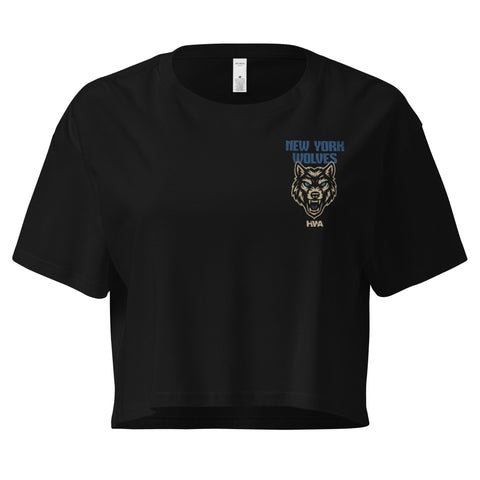 PAIN TO POWER CROP TEE | NY WOLVES x HWA