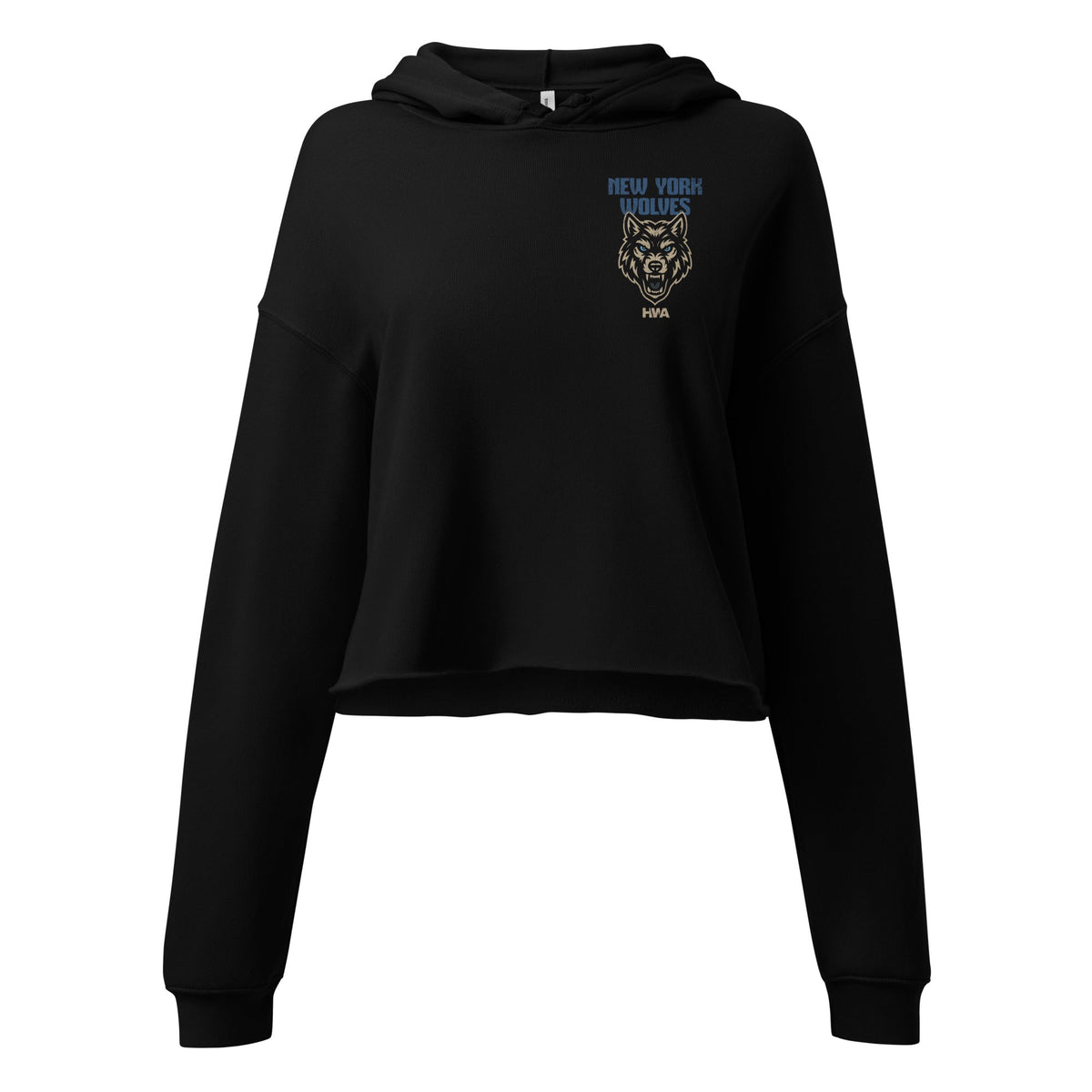 PAIN TO POWER CROP HOODIE | NY WOLVES x HWA